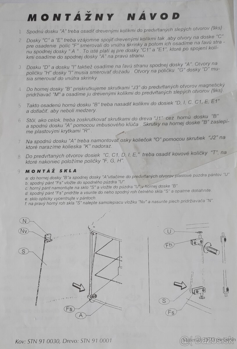 Skrinka pre video a audio techniku a televízor - 9