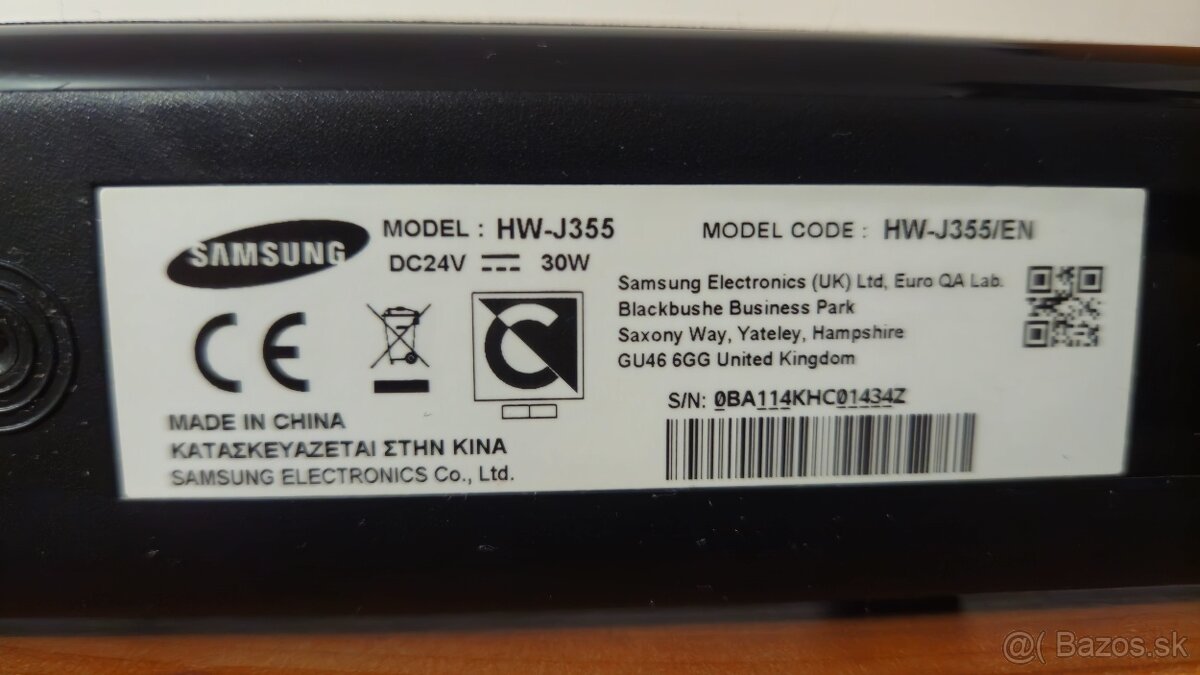 Soundbar Samsung HW-J355 - 9