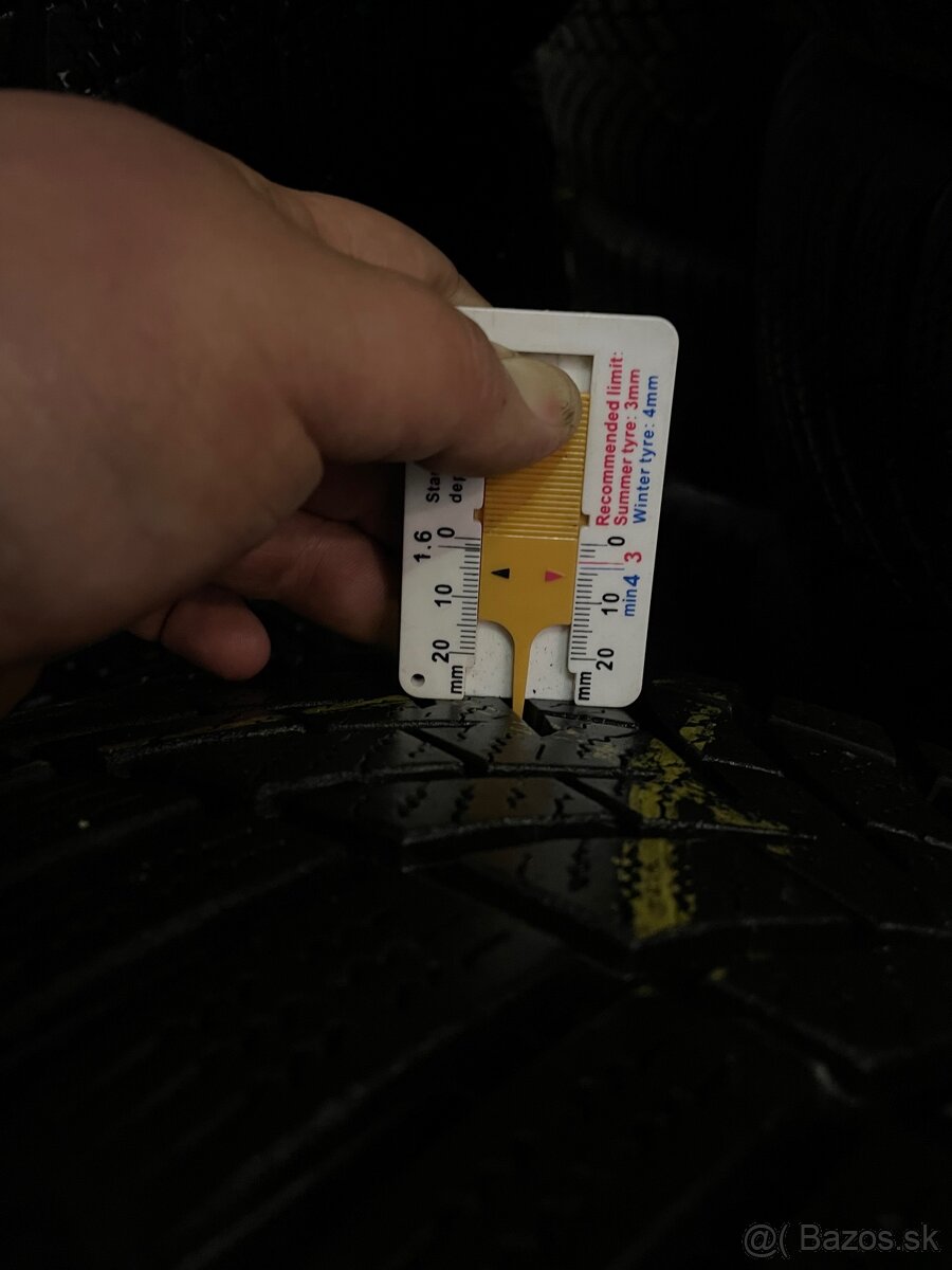 4x108 R17 6,5J ET20 Opel Crossland X + 215/50 R17 zimné - 9