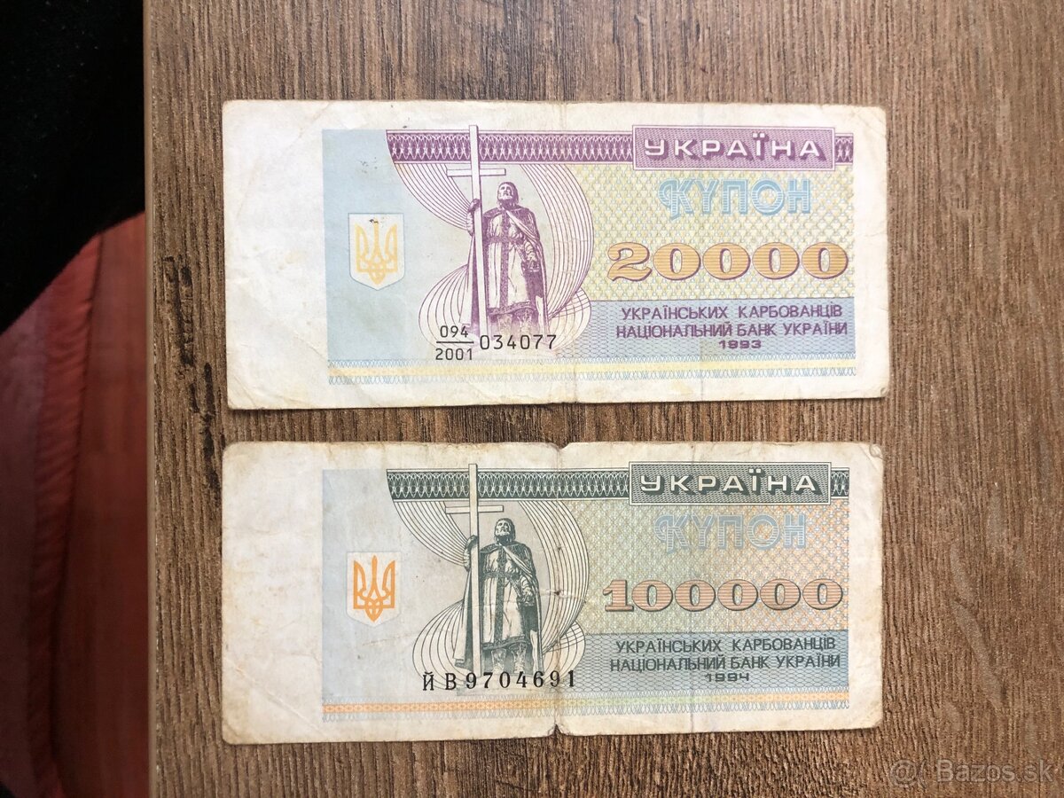 Bankovky UKRAJINA 2 - 9