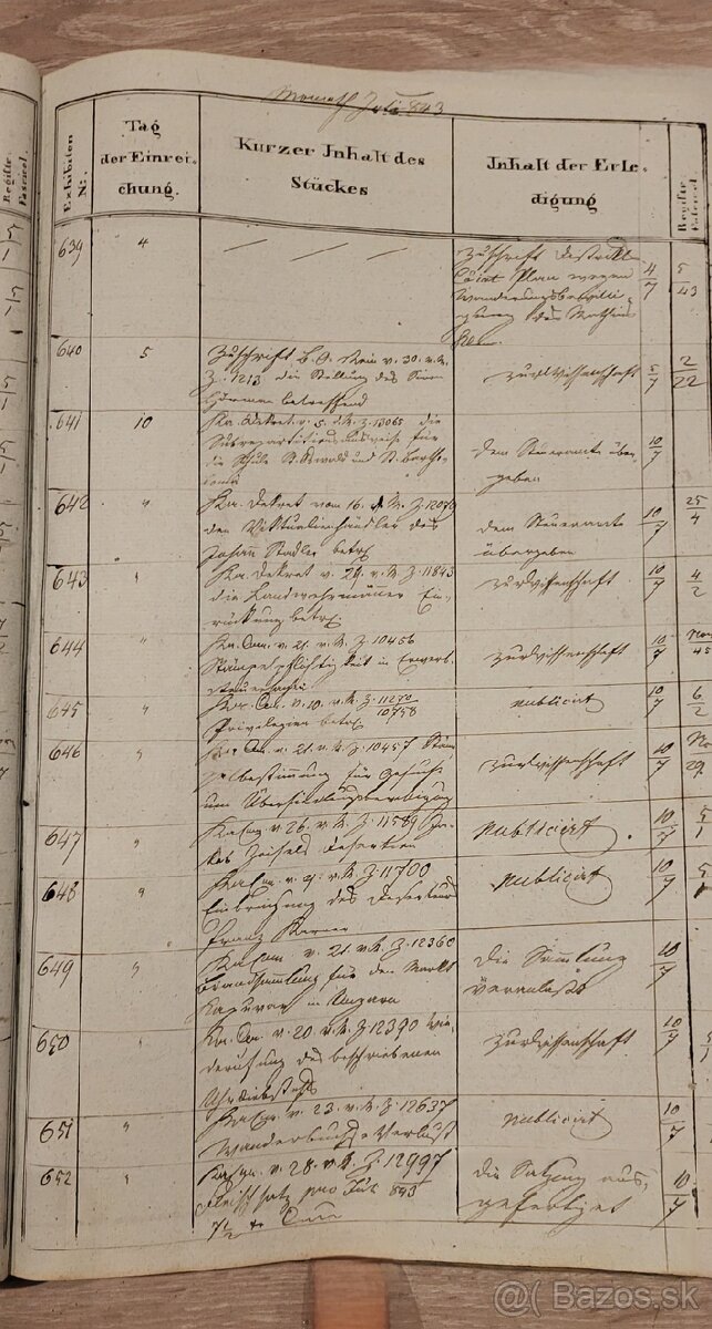 Predám Politisches Einreichungs-Protocoll - 9