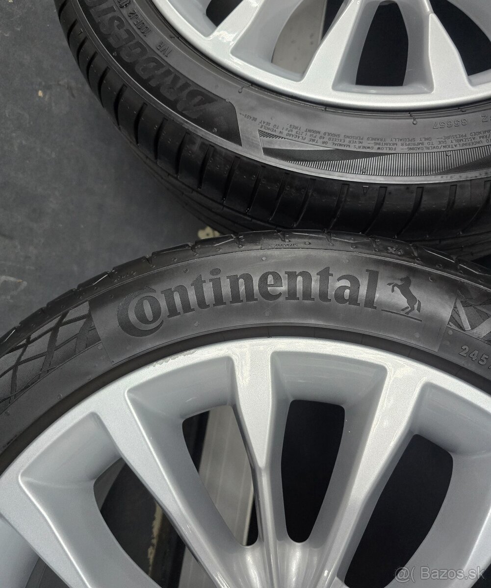 BMW 5x112 245/45 R18 Continental+ Bridgestone - 9