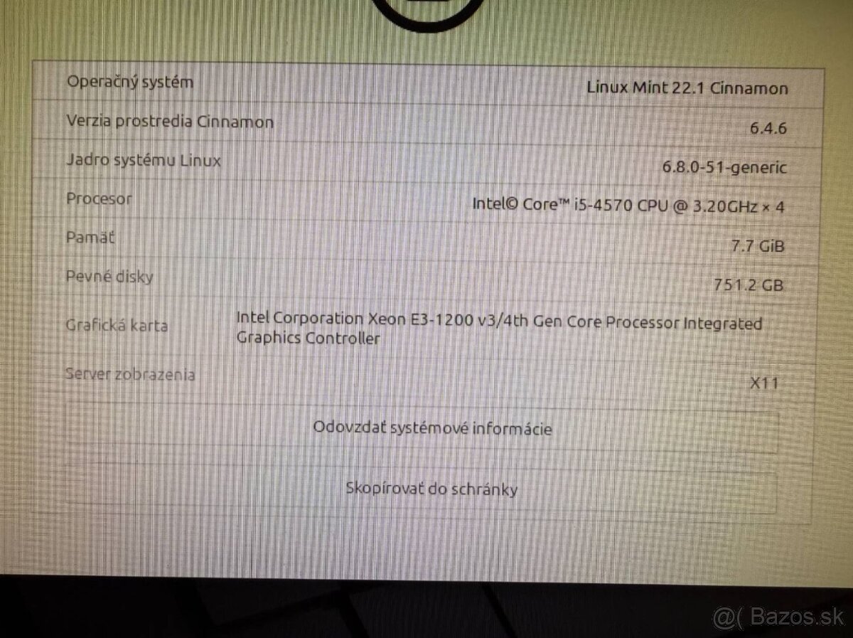 Počítač Dell OptiPlex 9020 – i5-4570 / LINUX MINT / 500G HDD - 9