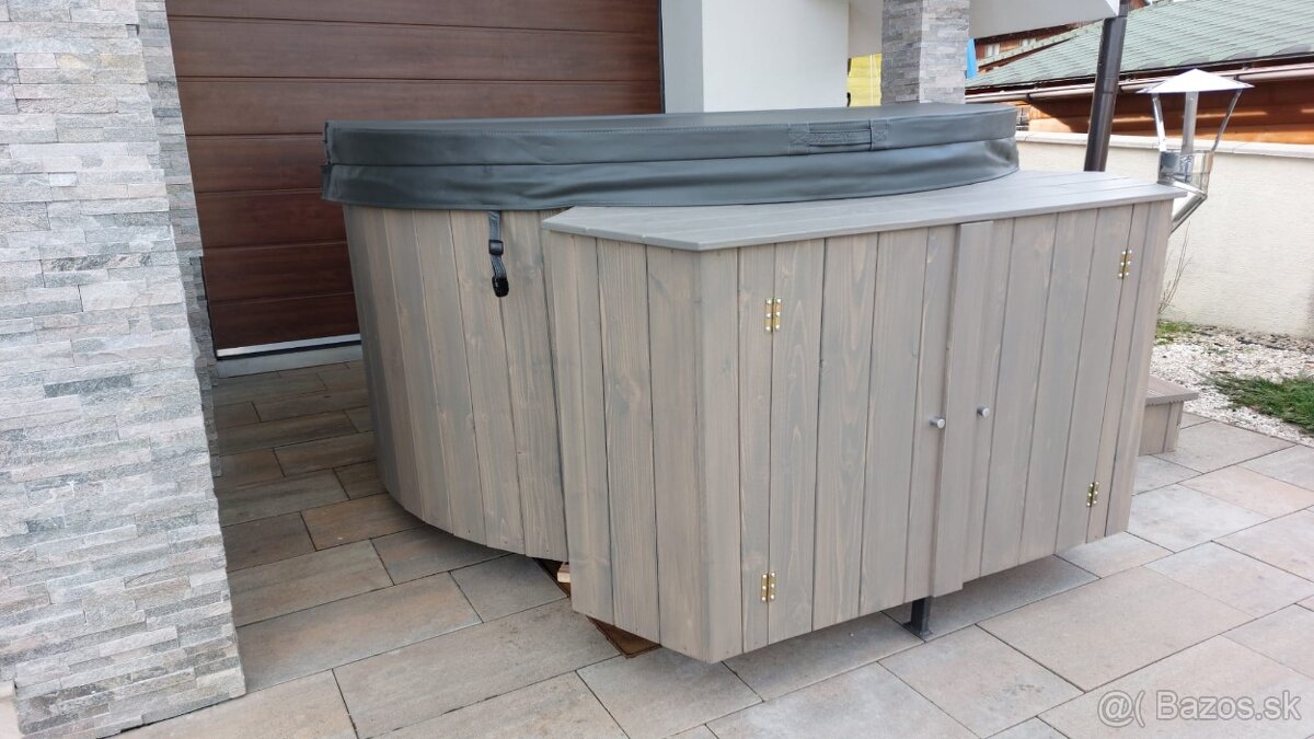 Kúpacia kaďa - vírivka s plynovým ohrevom vody (10kg flaša) - 9