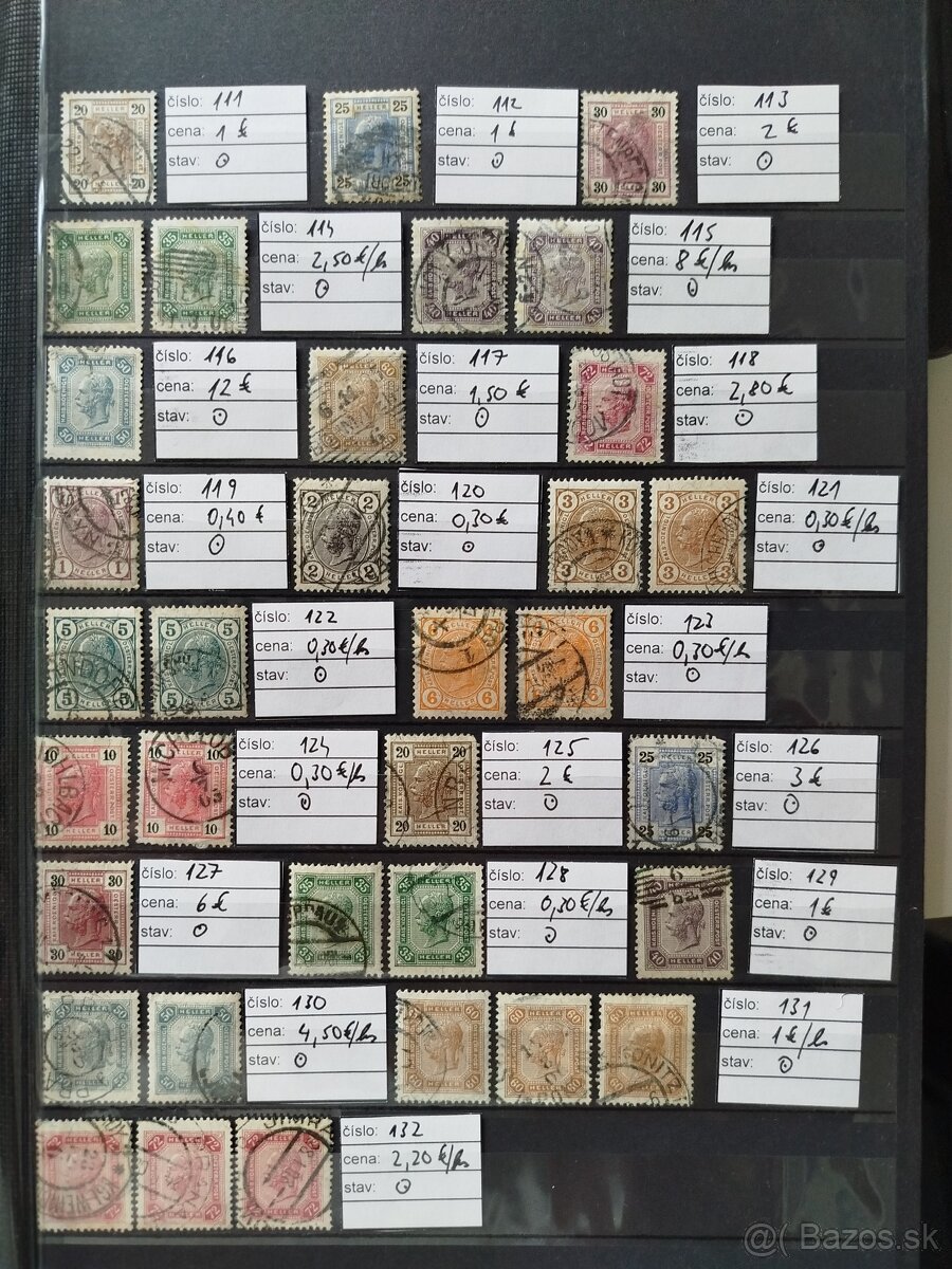 staré Rakúsko - partia známok - 9