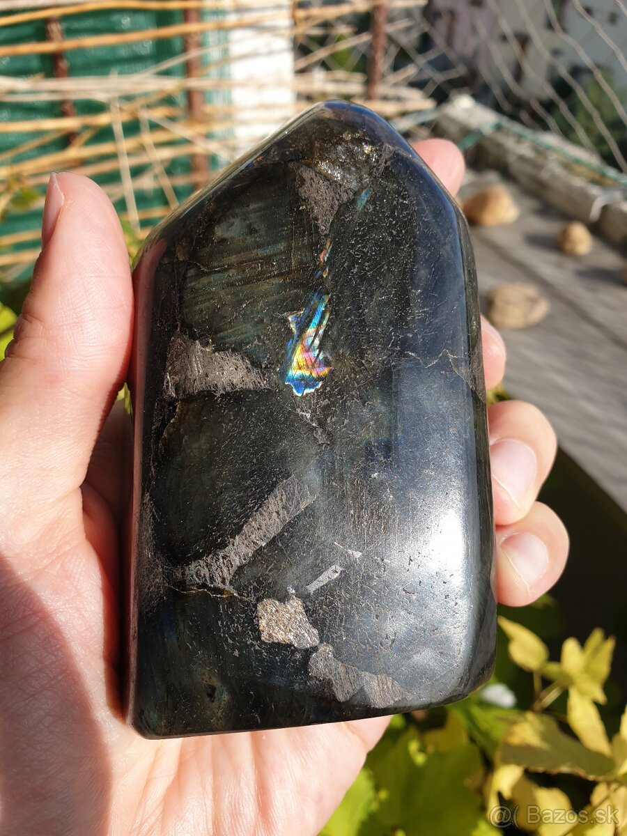 Labradorit - přes 0,5 Kg (multispektrální) - 9