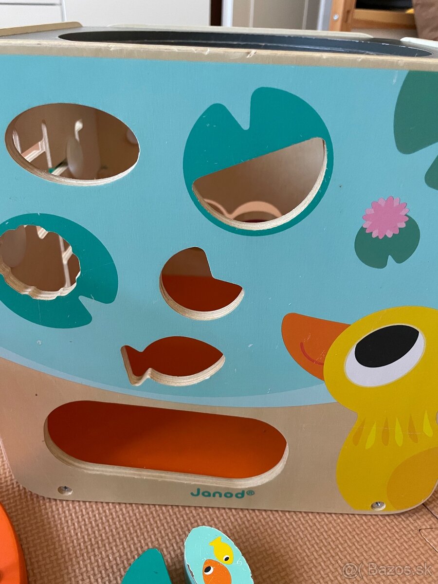 Janod drevená didaktická kocka s labyrintom - 9