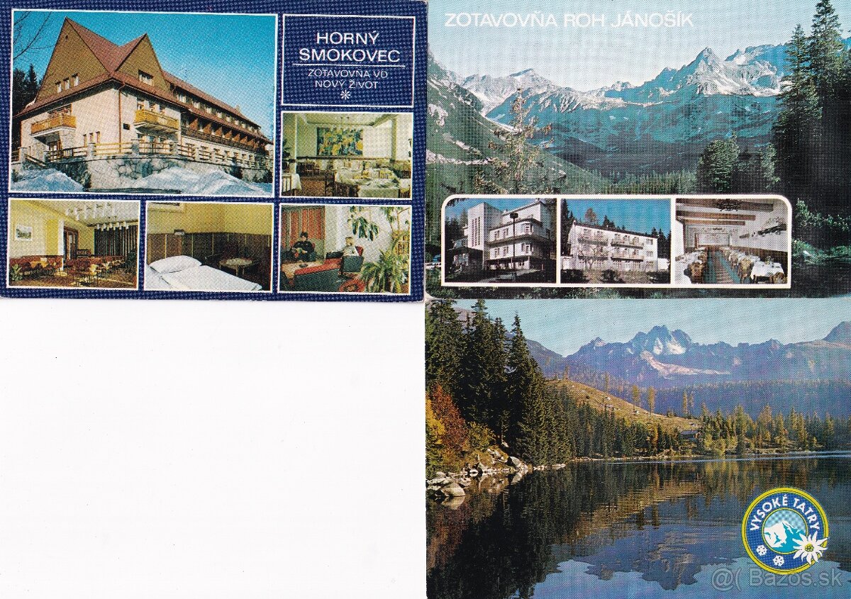 Vysoké Tatry - farebné pohľadnice VF - 9