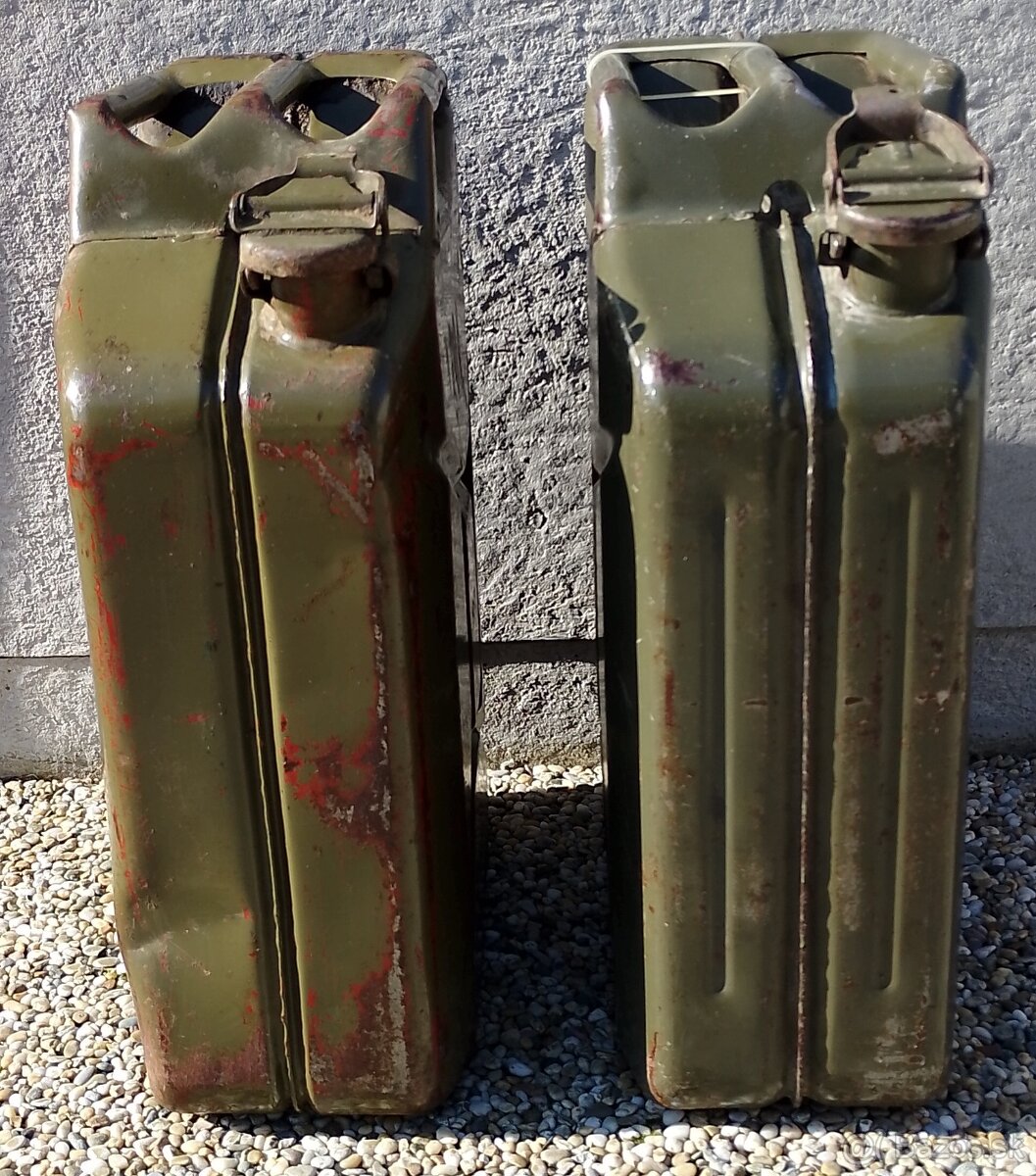 Plechové kanistre (bandasky) - 9