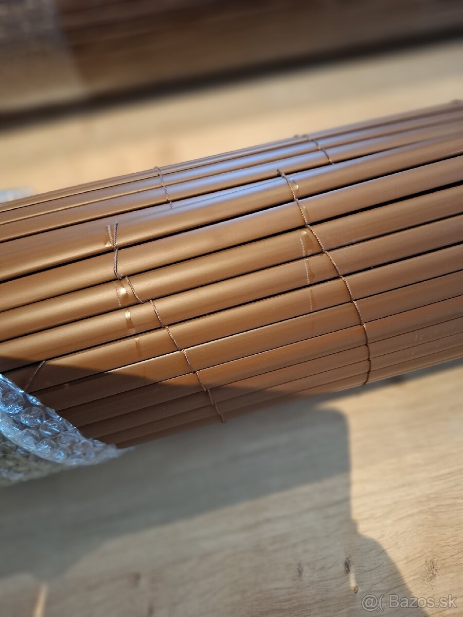 OBOJSTRANNÁ PVC ROHOŽ, BALKOVÁ 2ks V-1m x D-5 m, hnedá - 9