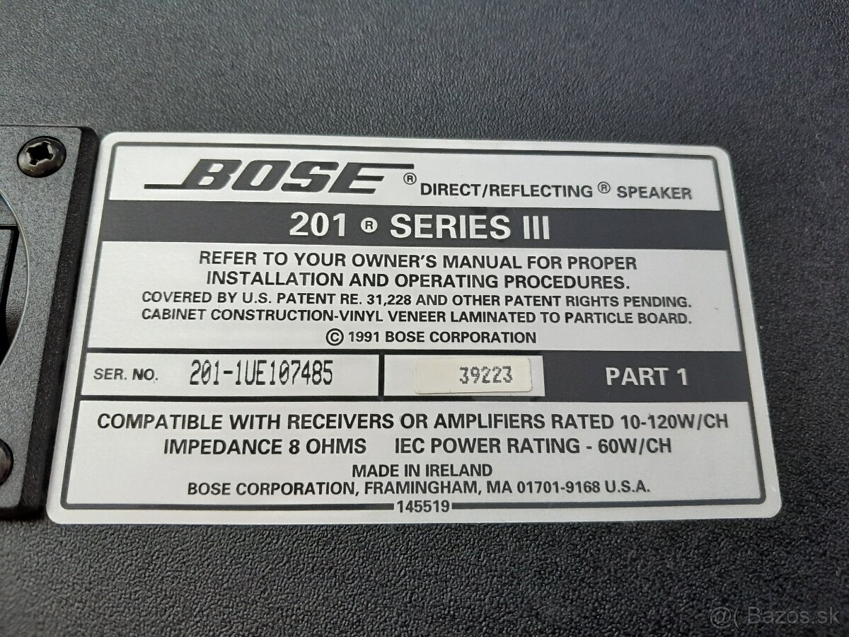 BOSE-201 Series 3 - 9