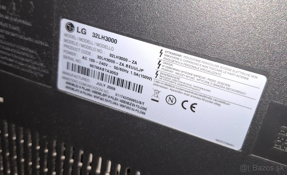 Televízor LG 32LH3000-ZA ..... 81 / 82 cm uhlopriečka - 9