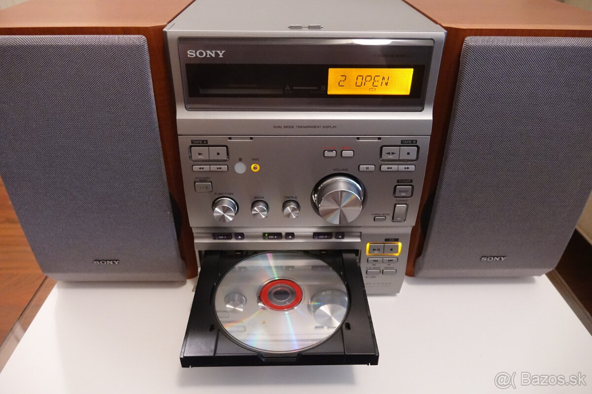 Hi‑Fi minisystém Sony CMT‑CP333 s originálnymi reproduktormi - 9
