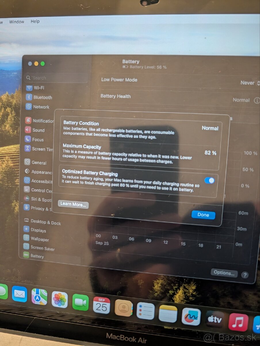 MacBook Air M1 256GB Disk 8GB RAM - 9
