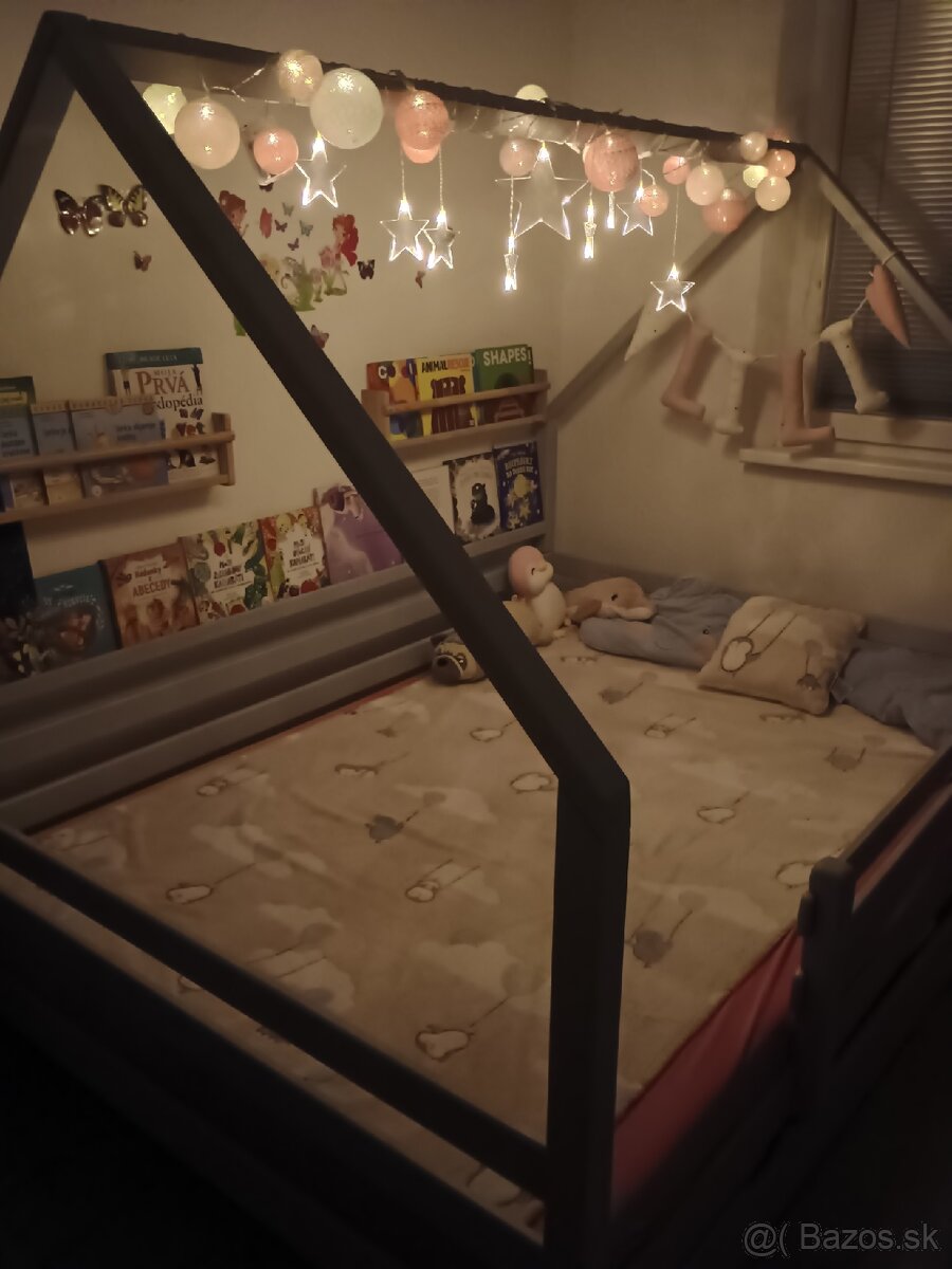 Velka domcekova montessori postel - 9