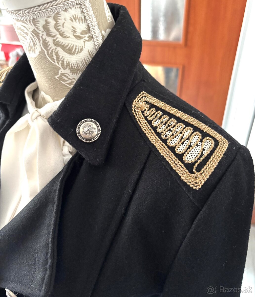 Dámsky vlnený kabát - 9