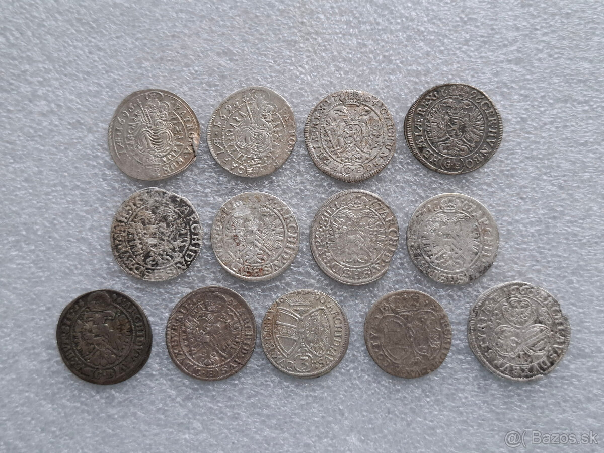 Mince Leopold I. Habsburgsky 1658 – 1705 - 9