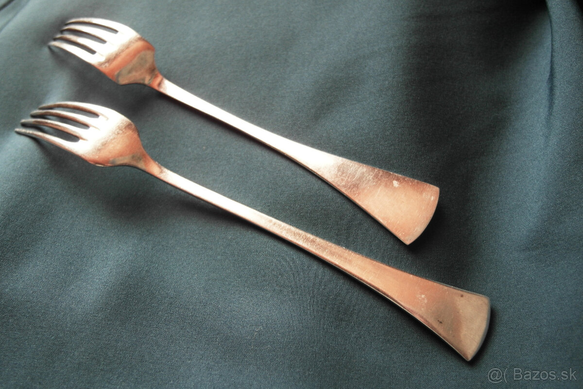 Strieborná vidlička 2ks - 9