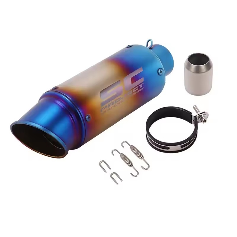 Na predaj Športový ladený univerzálny nerezový moto výfuk - 9