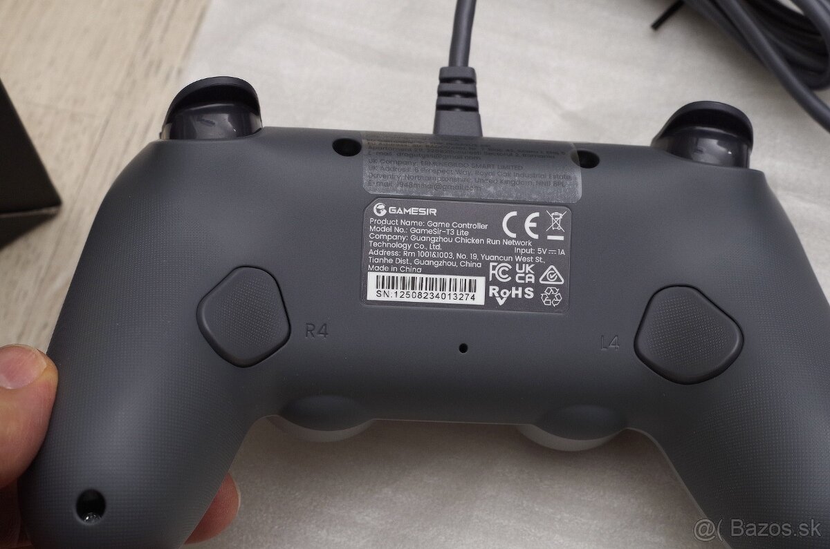 GameSir Tegenaria Lite šedý, pre PC/Steam/Switch/Android/iOS - 9
