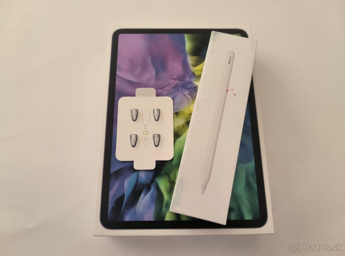 apple ipad PRO 11 128gb Silver / 2.Generácia +pencil - 9