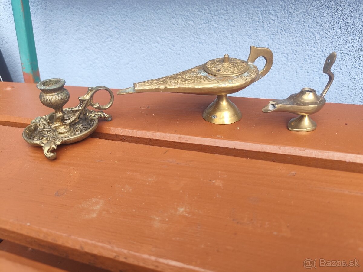 mosadzne , medene indicke nadoby svietniky dekoracie - 9