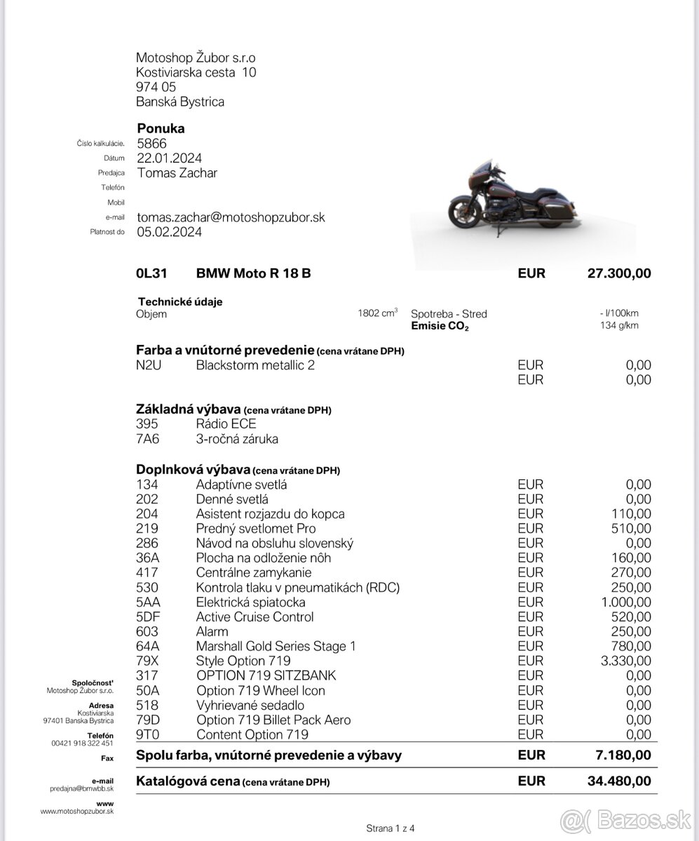 BMW R18 Bagger Option 719 - 9