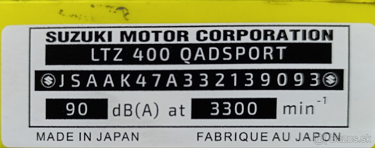 Suzuki LTZ400 na ŠPZ - 9