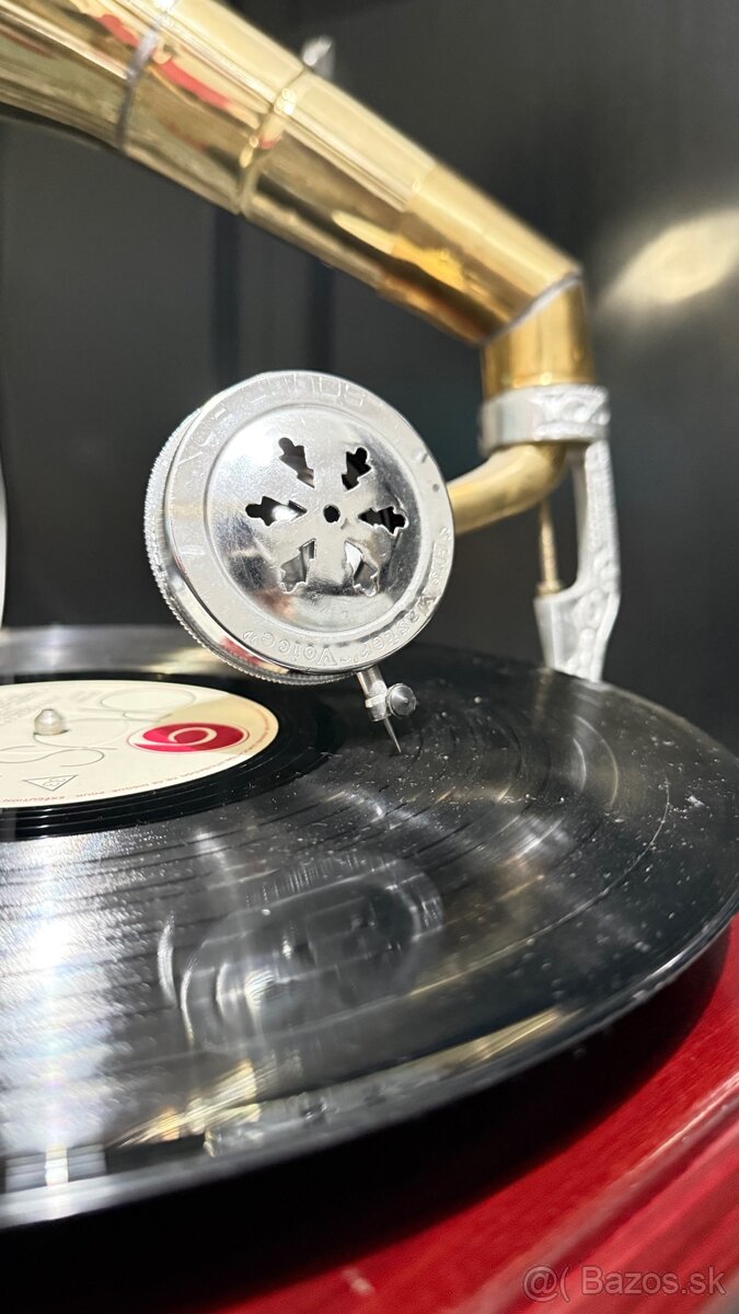 Predám starožitný gramofón HIS MASTER’S VOICE (HMV) - 9