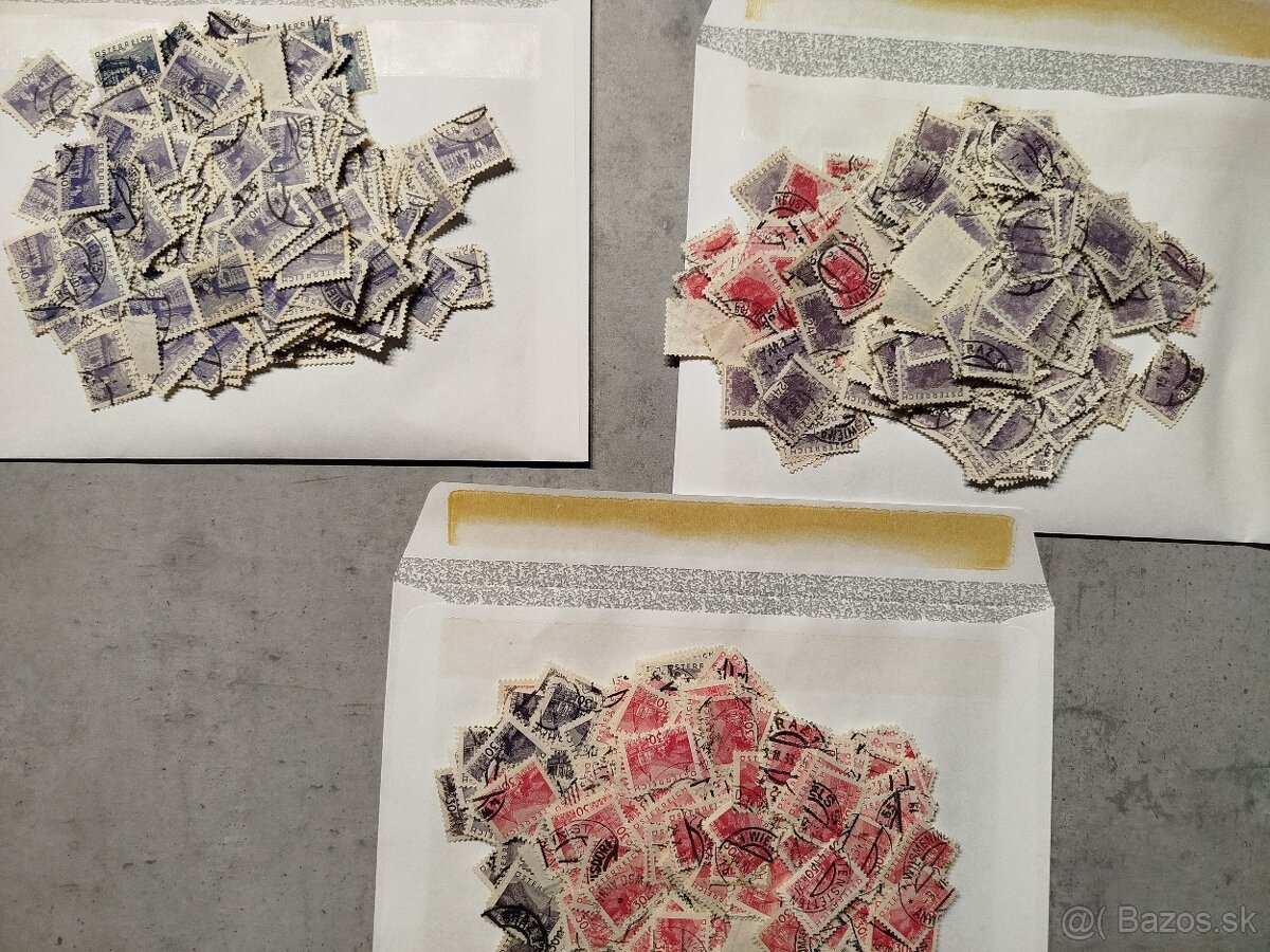 staré Rakúsko (r.1890-1935) - plná krabica známok - 9