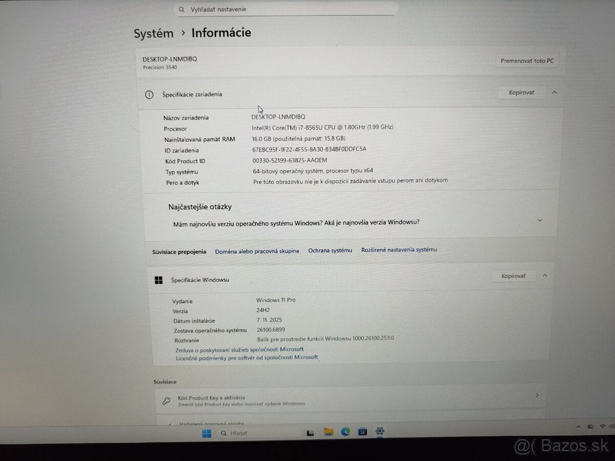 dell precision 3540 i7 16gb 512gb ssd - 9