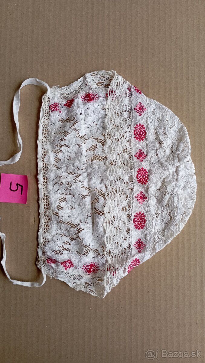 Ľudové čepce... súčasť kroja... - 9