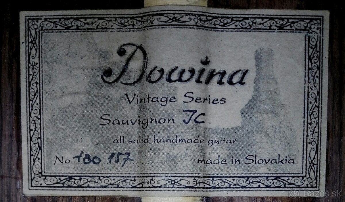 Predam el.ak. gitaru Dowina Sauvignon JC + kufor. Zn.cena. - 9