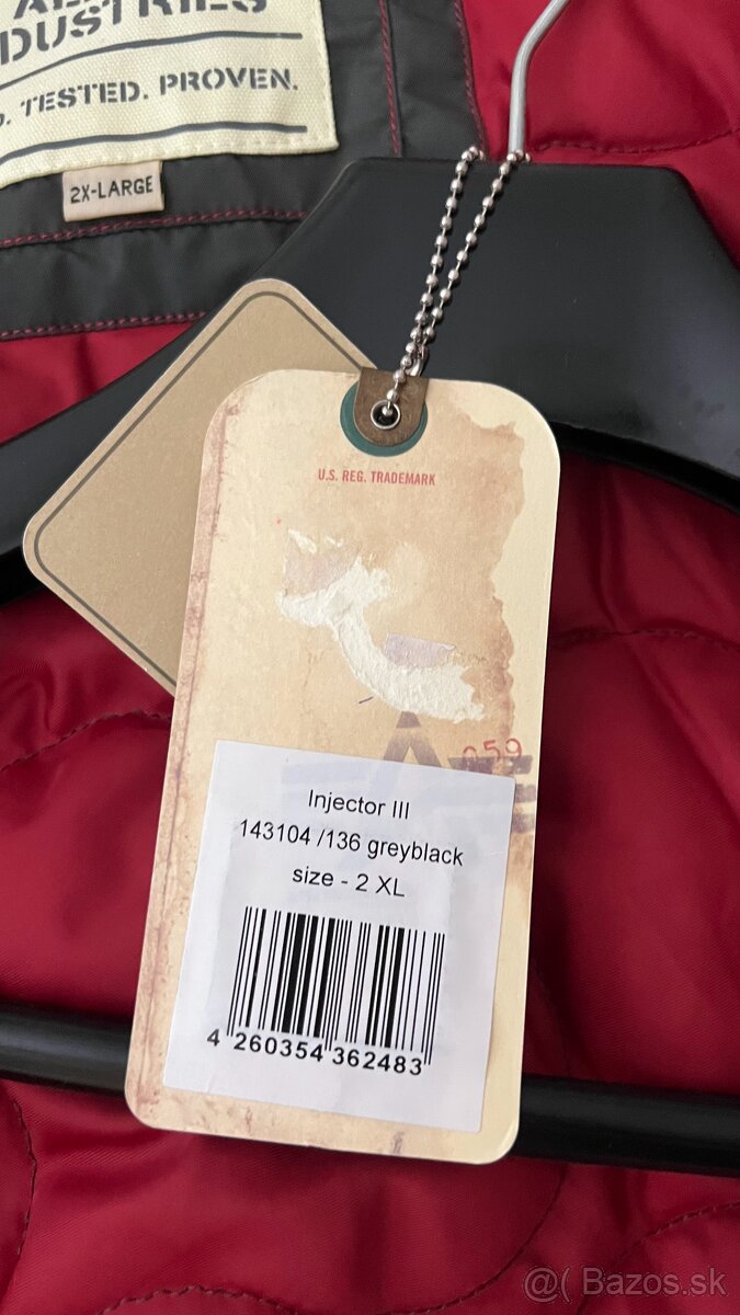 Alpha Industries,XXL, injektor III,greyblack - 9