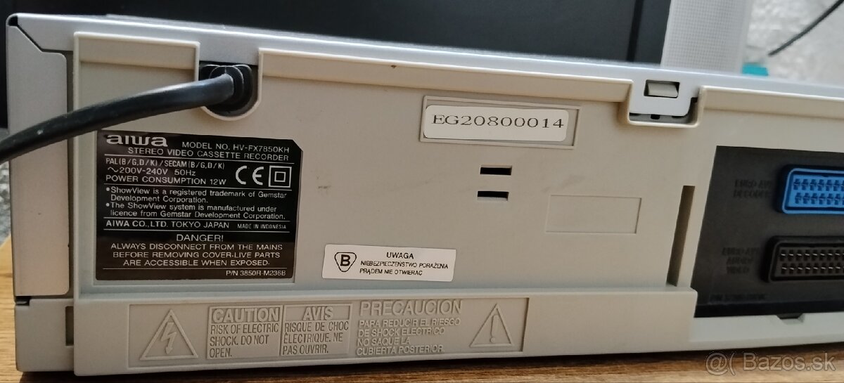 AIWA HV-FX7850 .... HIFI STEREO VIDEOREKORDER.... - 9