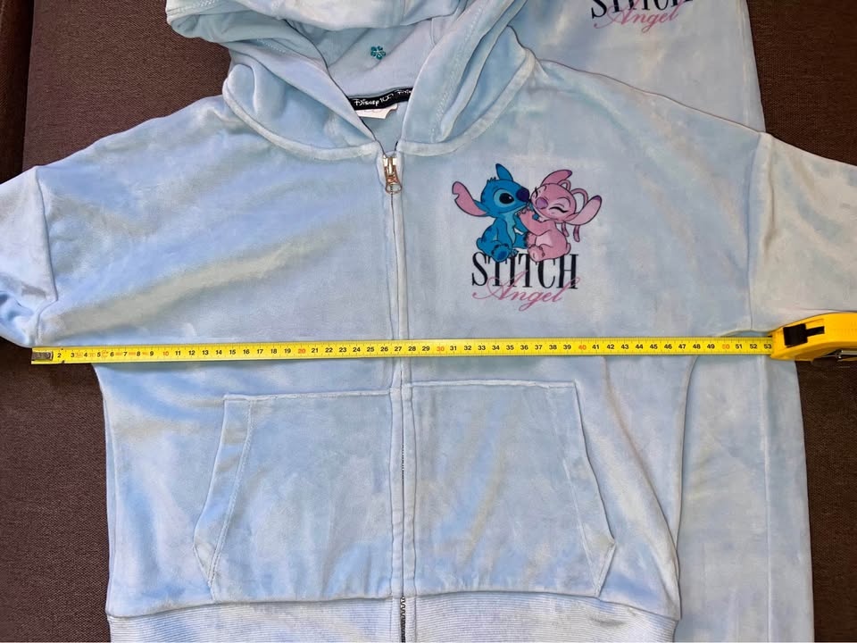 Svetlo modrá tepláková súprava Stitch - 9