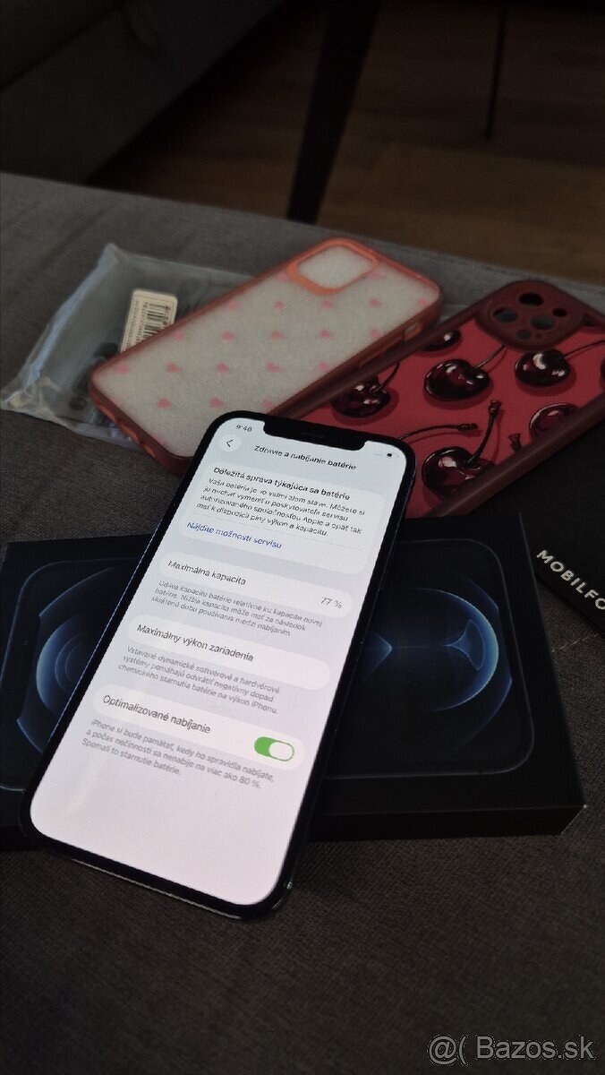 Apple iphone 12 pro 128gb modry, krasny stav - 9