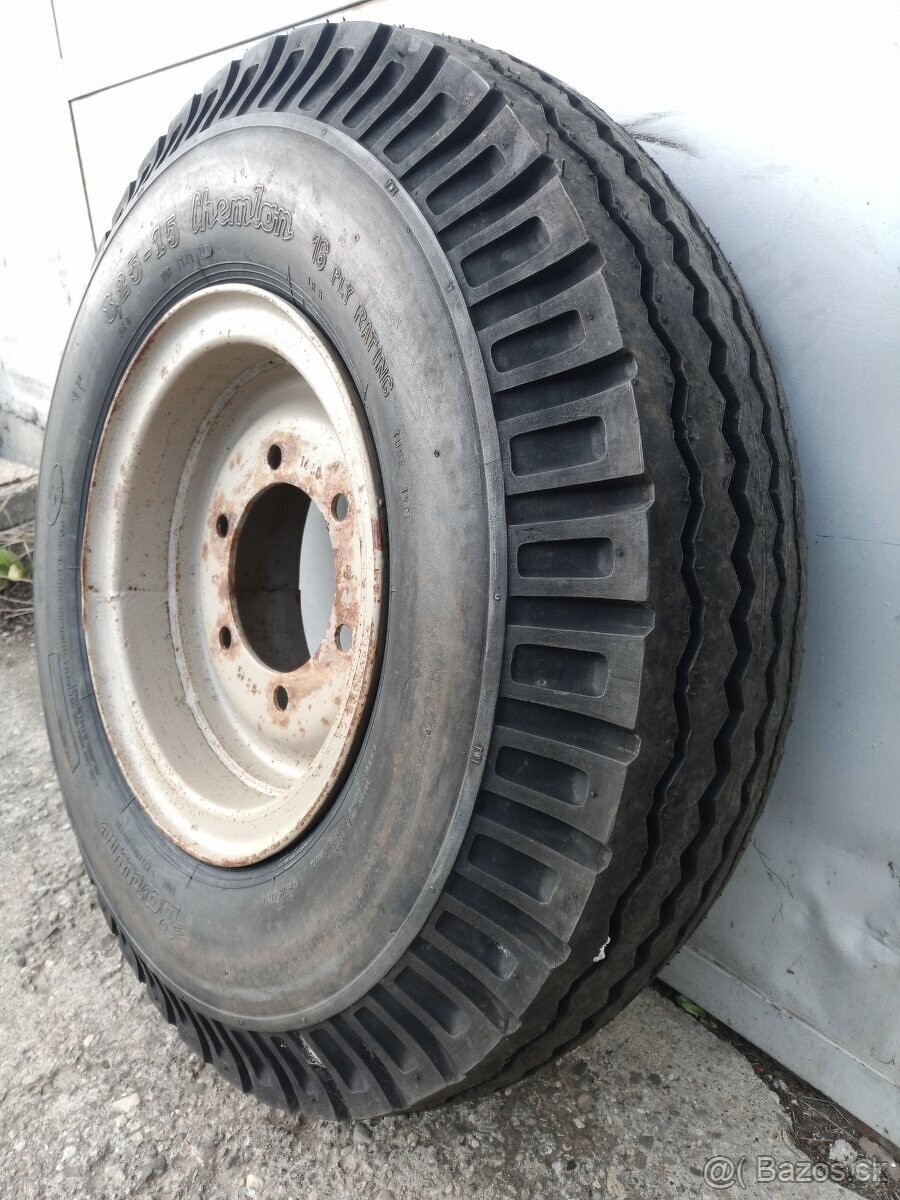 Kolesa 8,25-15,16 PR Nepoužité.Vlek,vlečka,maringotka - 9