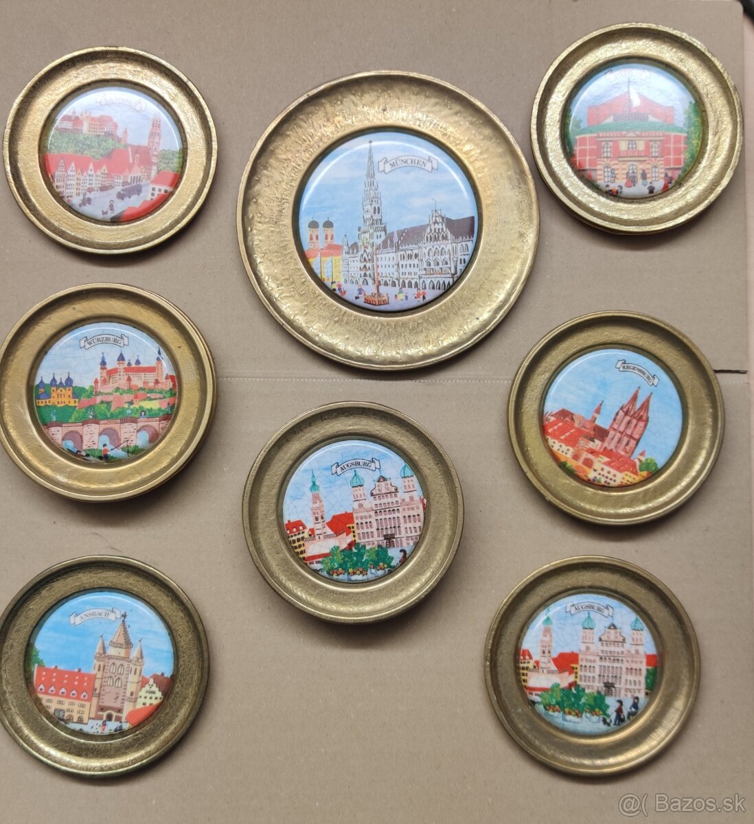 Svietnik, Lucerna. Dávkovač vína - Karafa, hrnčeky mosadzné - 9