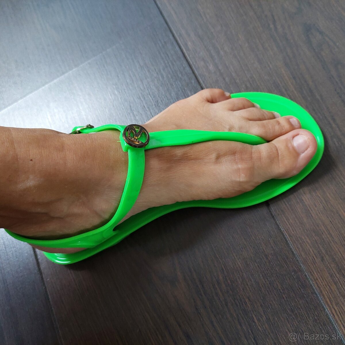 Sandále zn.RETRO neónové - 9