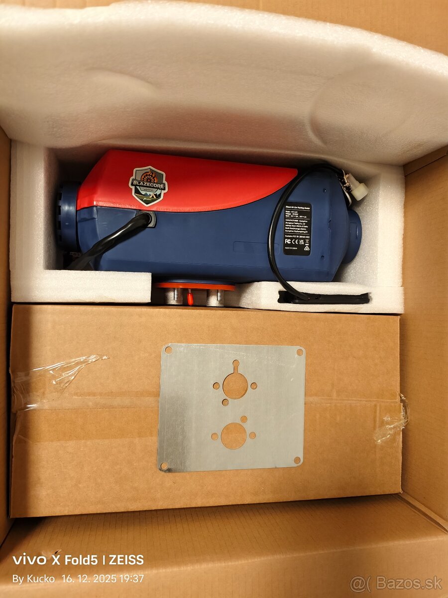 Naftové nezávislé kúrenie / bufík Hcalory 8kW, 10l nádrž, BT - 9