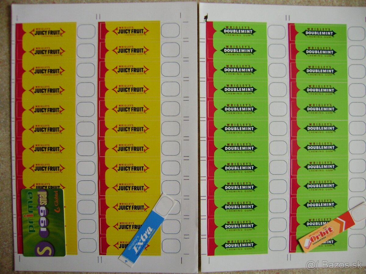 Predám, nálepky, žuvačky Wrigleys Winterfresh. - 9