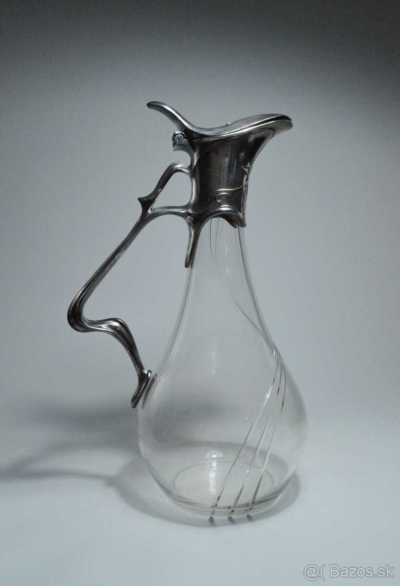 Secesná karafa na víno - 9