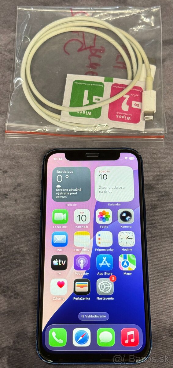 Apple iPhone 12 Mini 64 GB Blue / nová batéria - 9