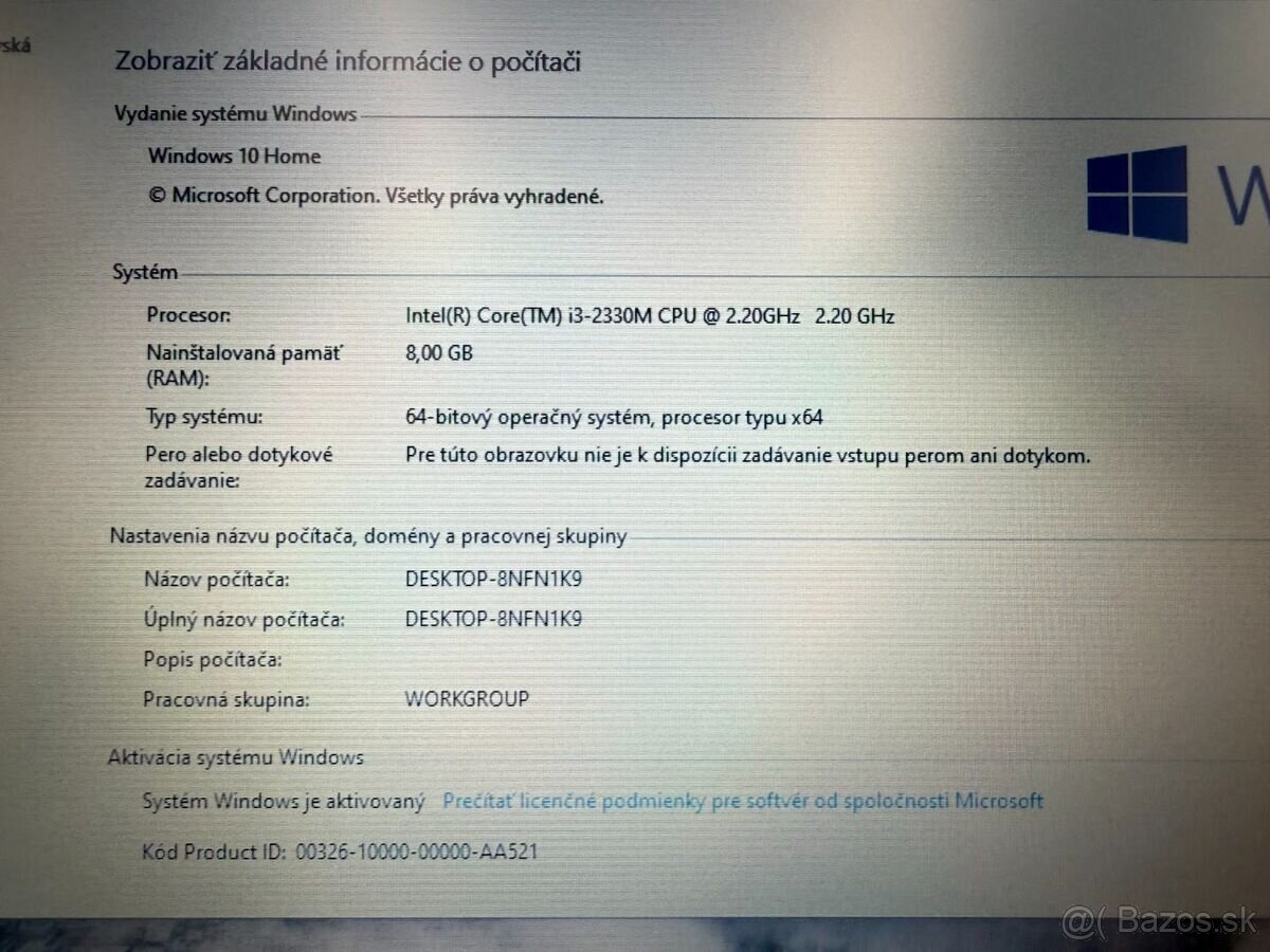 Notebook HP ProBook 4330s, i3 , SSD 256 GB, 8 GB RAM, Win 10 - 9