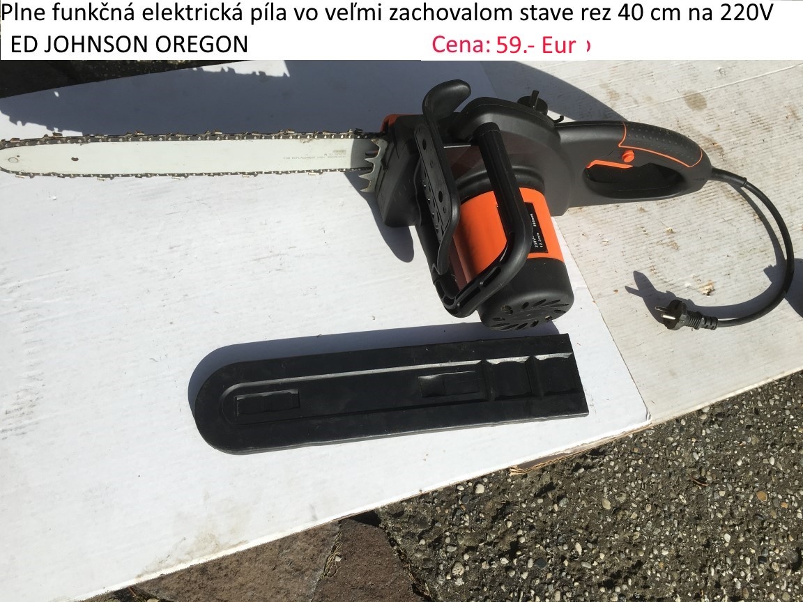 Reťazová píla Ed Johnson OREGON elektrická na 220 V - 9