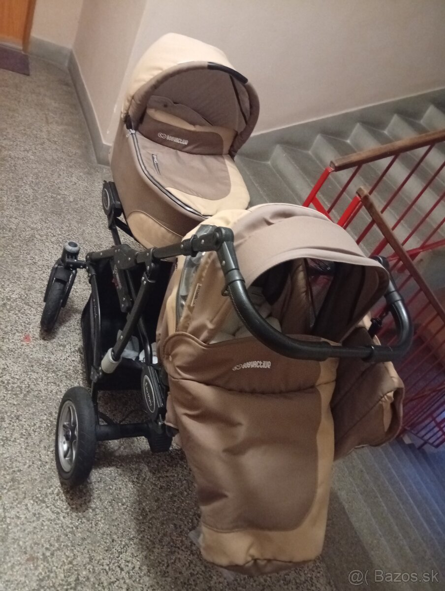 Predám kočík pre dve detí . - 9