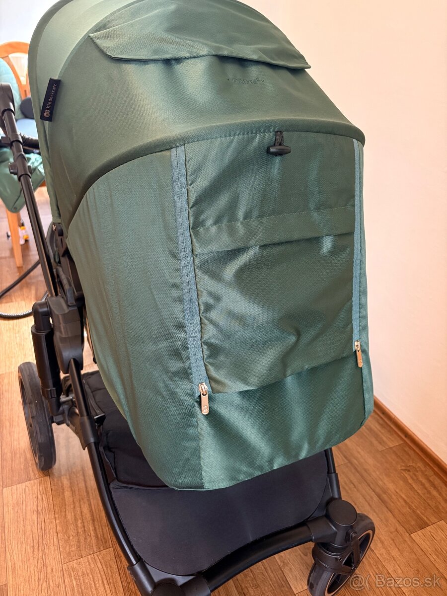 Kočík Kinderkraft prime 2 3v1 dark green - 9