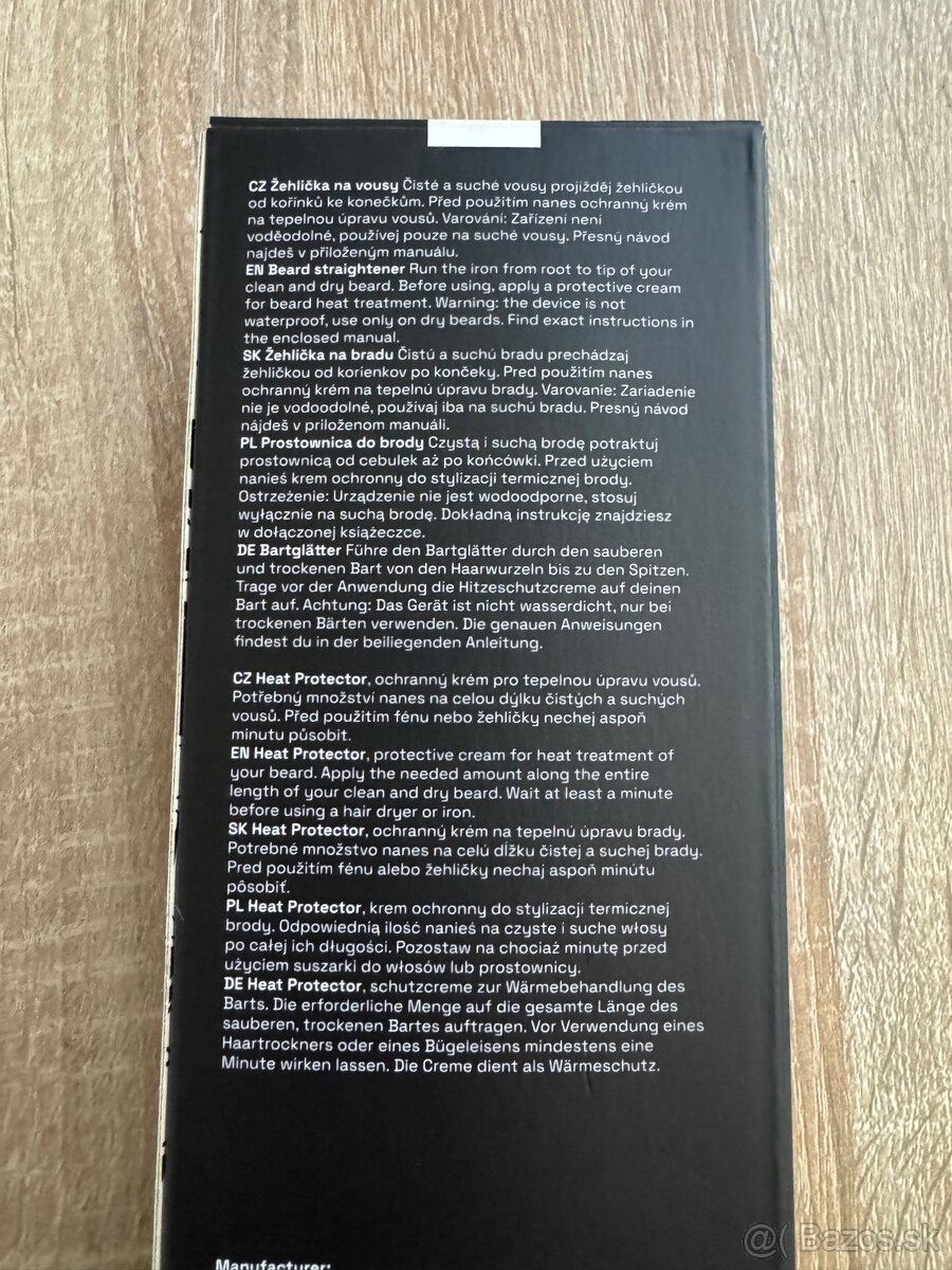 Žehlička na bradu Beard Straightener - 9