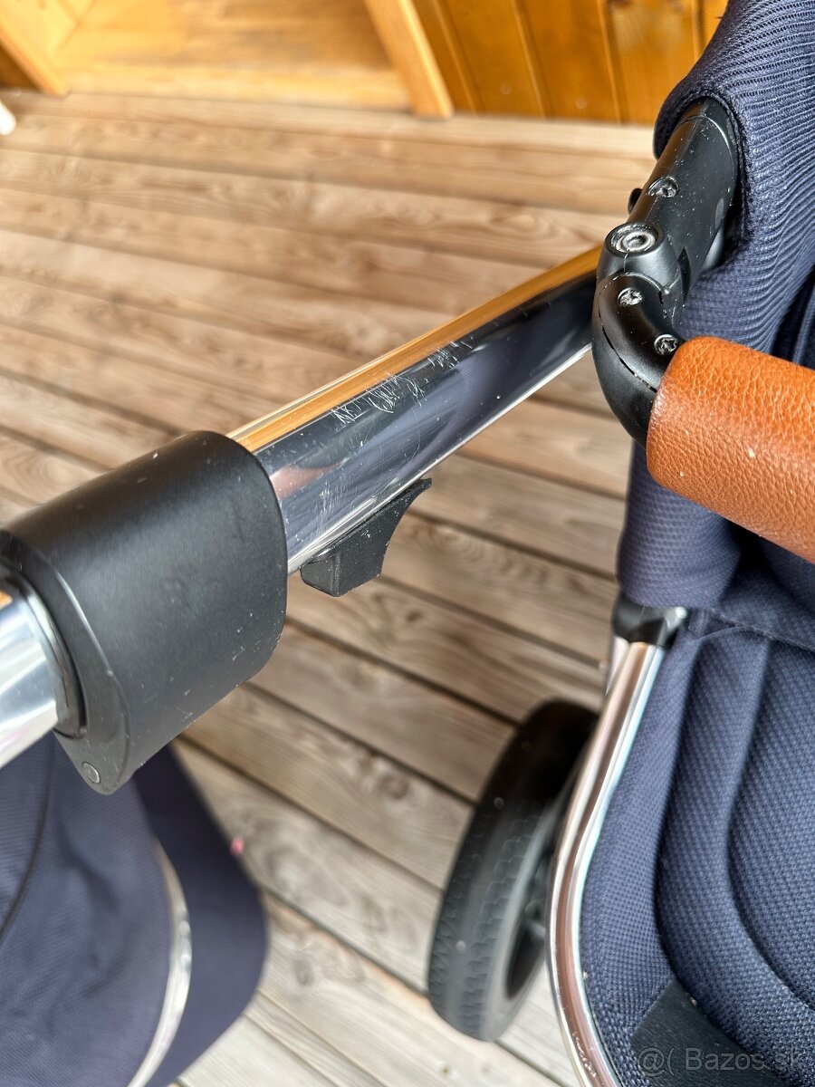 Kombinovaný kočík Moon Scala Navy + Vajíčko Cybex Aton 5 - 9